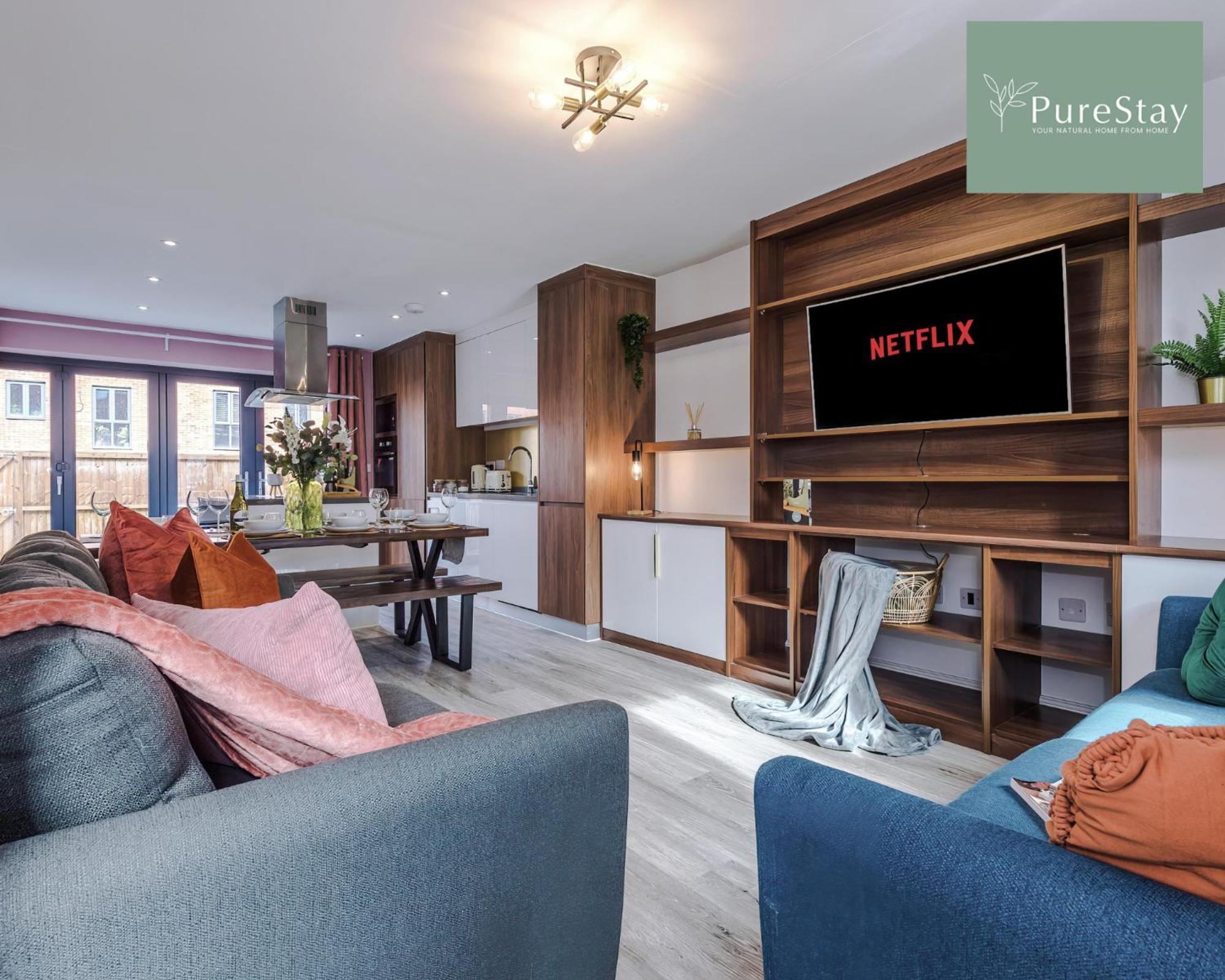 Stunning Five Bedroom Manchester House With Free Parking By Purestay Short Lets & Serviced Accommodation Eksteriør bilde
