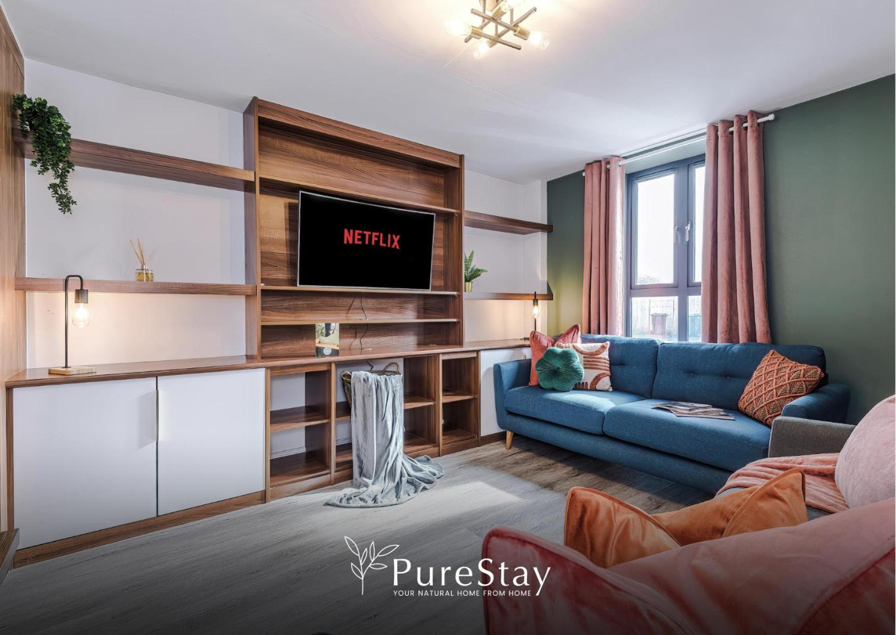 Stunning Five Bedroom Manchester House With Free Parking By Purestay Short Lets & Serviced Accommodation Eksteriør bilde