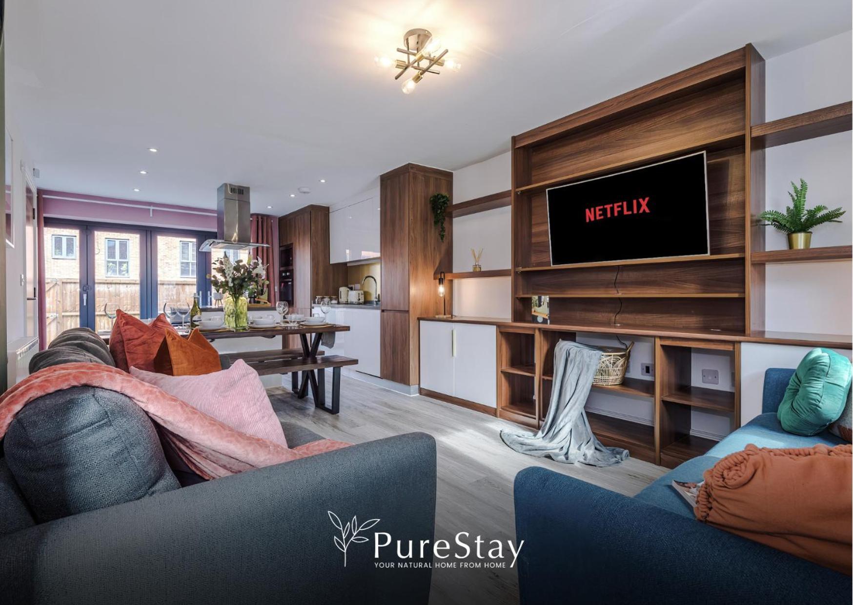 Stunning Five Bedroom Manchester House With Free Parking By Purestay Short Lets & Serviced Accommodation Eksteriør bilde